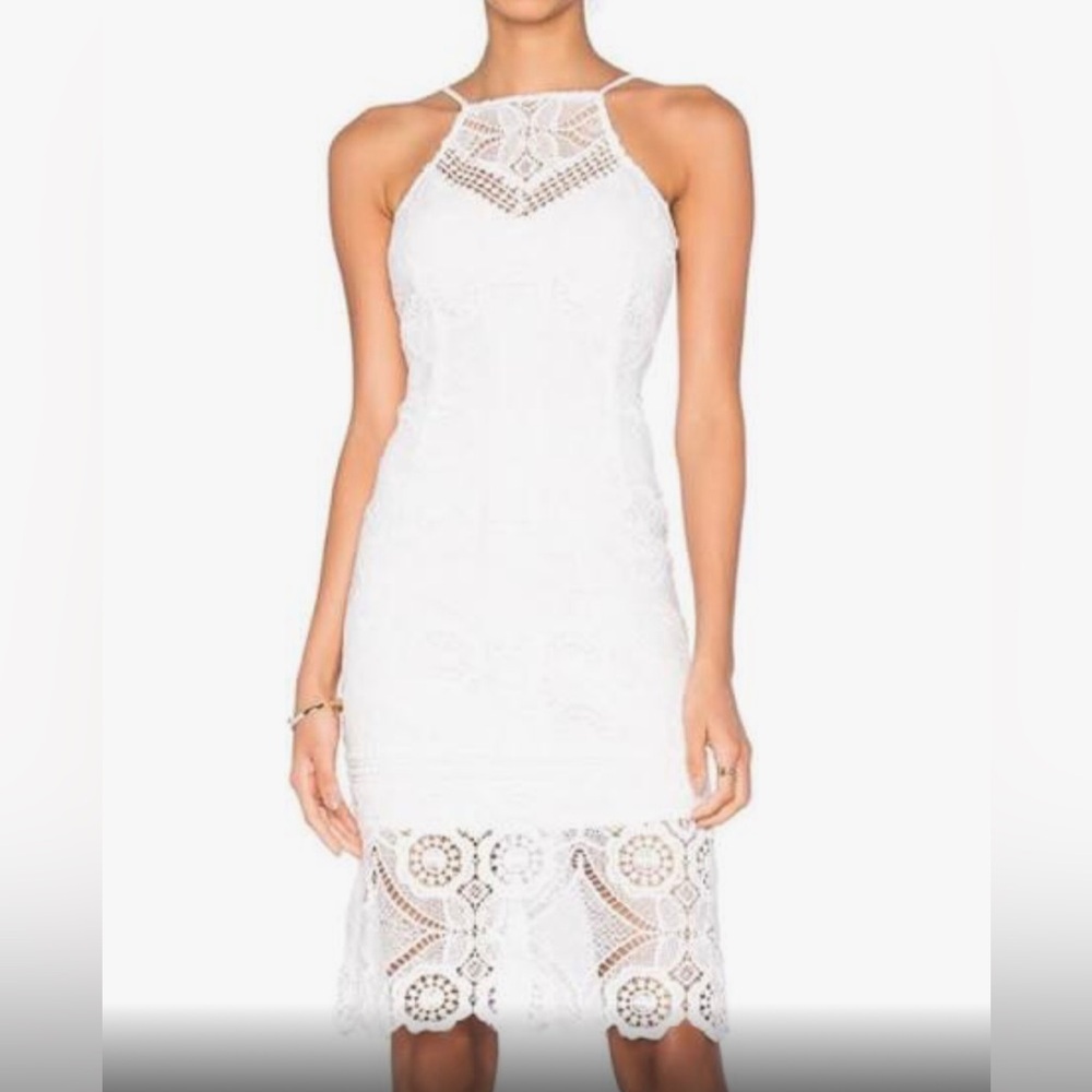 J. O. A. Los Angeles White Lace Dress Size S